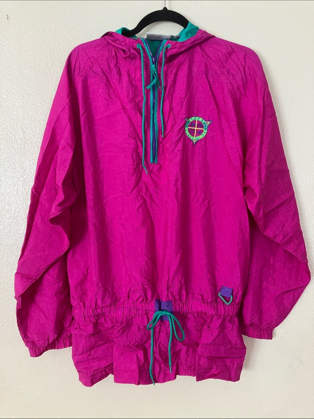 VTG 90s Wilson Nylon Pullover Windbreaker, L